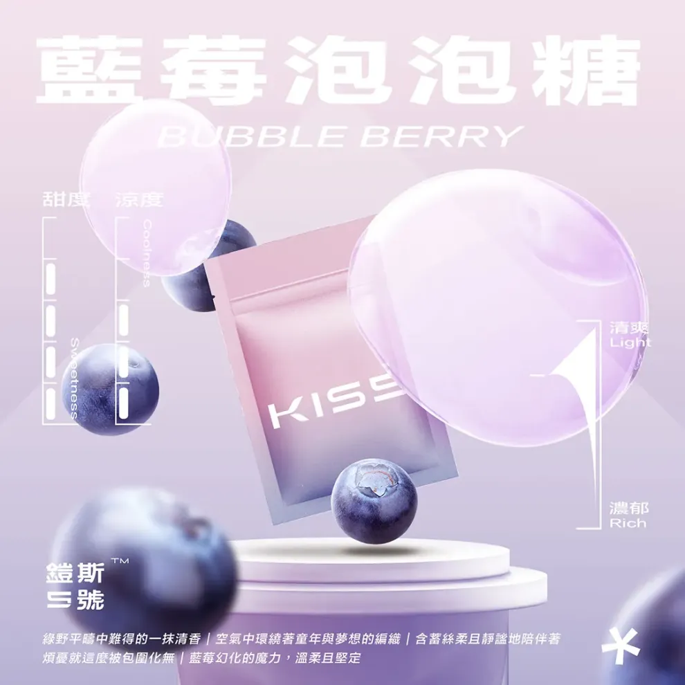 KIS5煙彈-藍莓泡泡糖